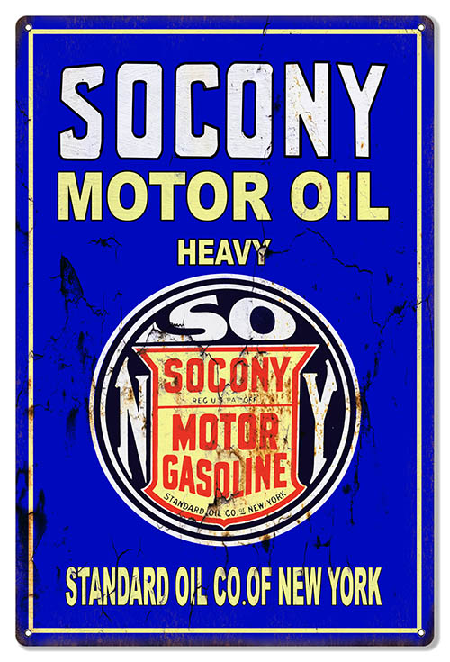 Socony Motor Oil 16×24