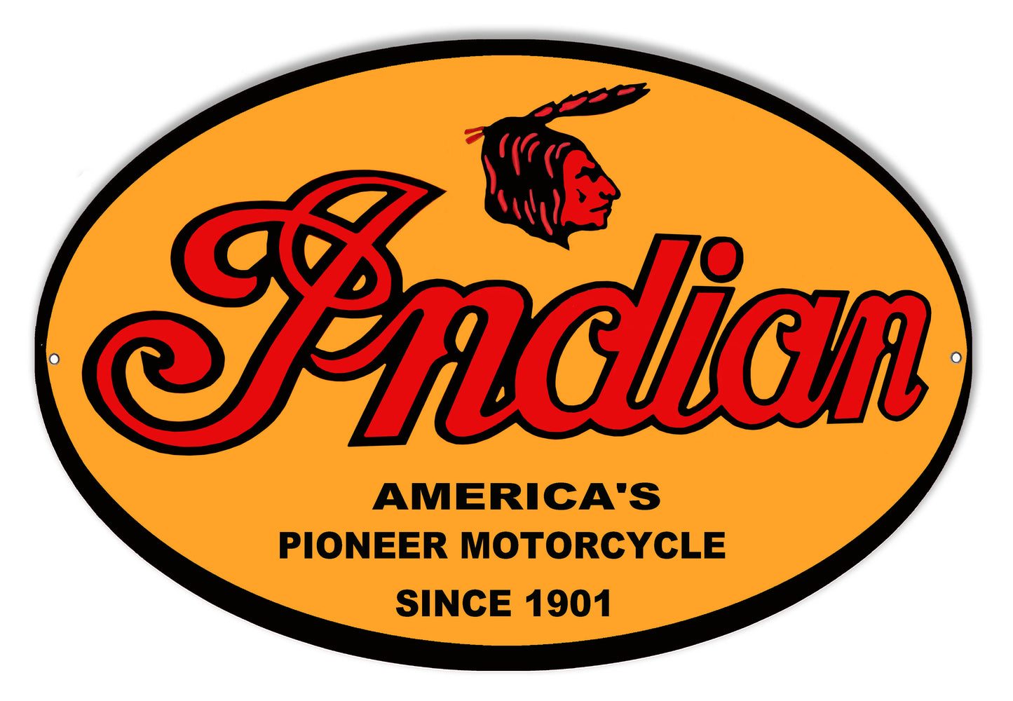 Indian Motorcycle 1901 Series 23.5×15