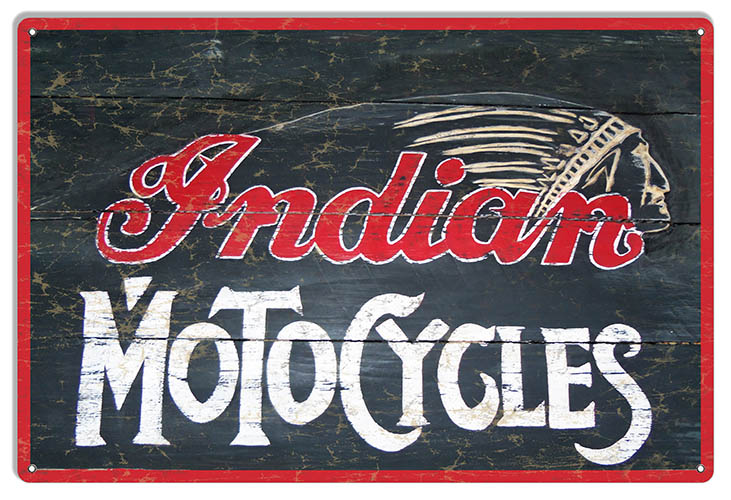 Indian Motocycles 12×18