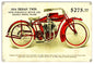 Indian Motorcycle 1916 Indain Twin 12×18