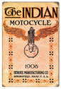 Indian Motorcycle 1908 Manufacturing Co 12×18