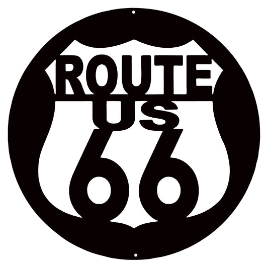 Route 66 Vintage Style Metal Sign 16 x 16