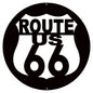 Route 66 US Silhouette 16×16