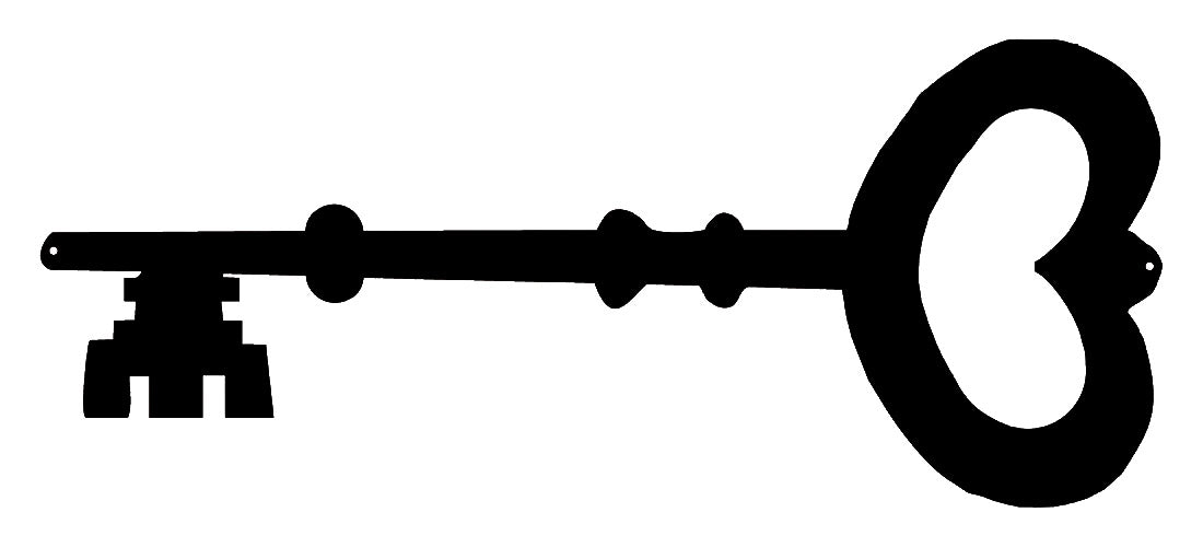 He Key Silhouette 6.5×15.5