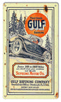 Gulf Gasoline Motor Oil 8×14