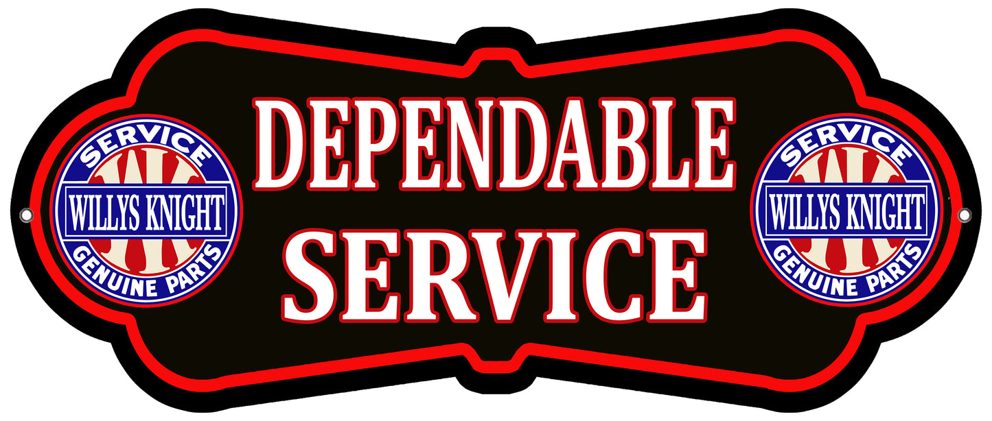 Willys Knight Service 9.8×23.5