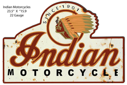 Indian Motorcycle Garage 15.9×23.5