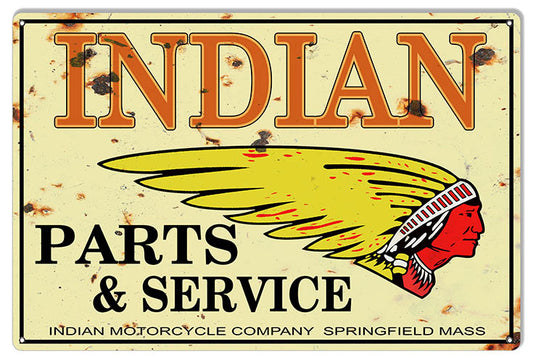 Indian Motorcycle Genuine Ps 16×24