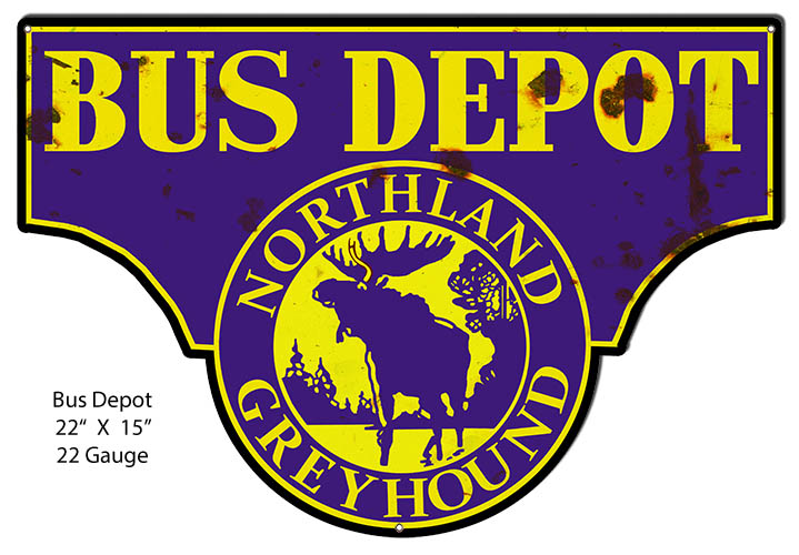 Bus Depot Greyhound 15×22