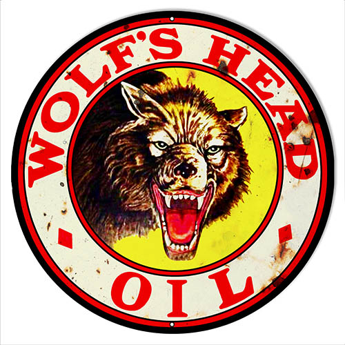 Wolf Head Motor Oil 18 x 18