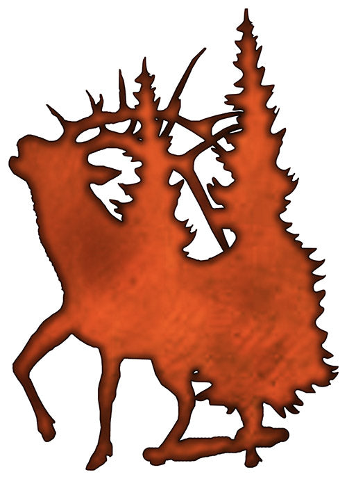 Deer In Trees 17.2×24