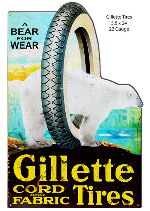 Gillette Tires 15.8×24
