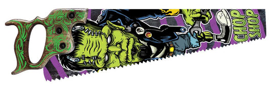 Frankenstien Chop Shop Vintage Style Metal Sign 7 X 24