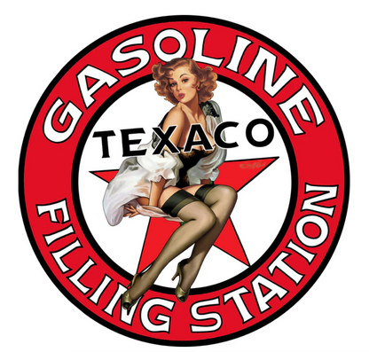 Texaco Girl 9 24 x 24