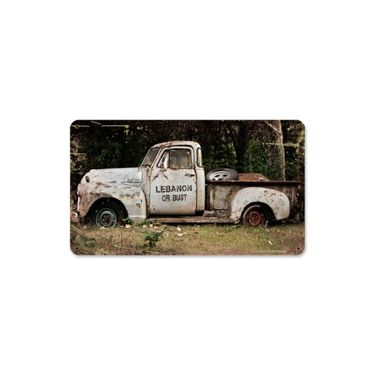 LEBANON OR BUST 8 x 14