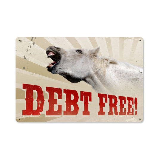 DEBT FREE 12 x 18