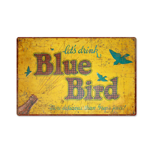 BLUE BIRD DRINK 12 x 18