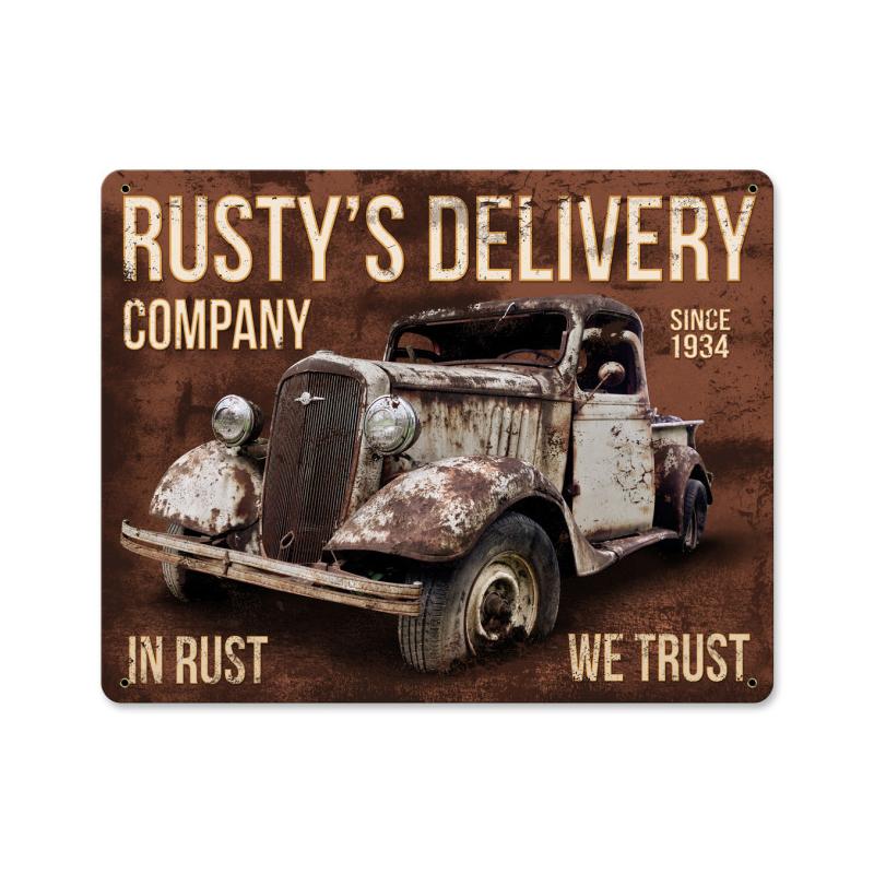 RUSTY'S DELIVERY CO 15 x 12