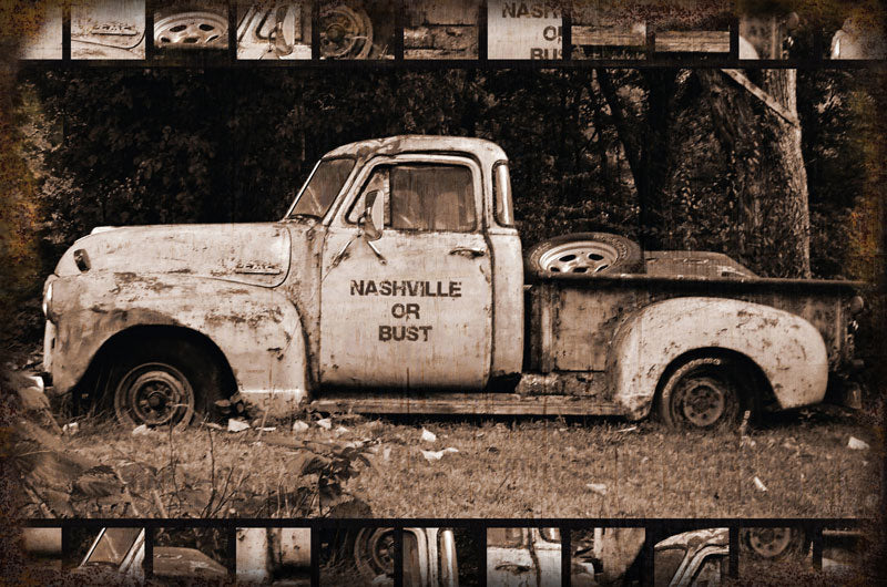OLD TRUCK 18 x 12