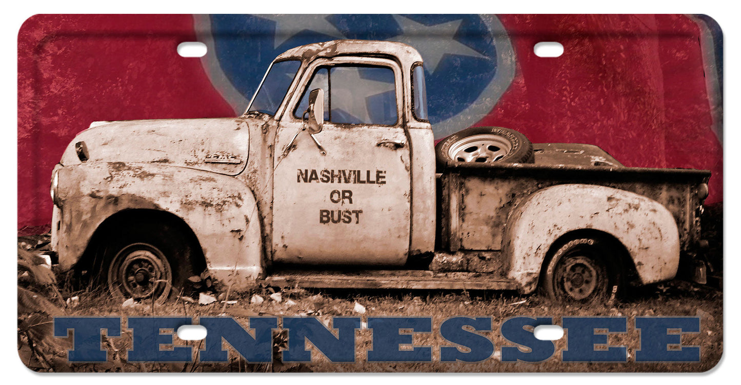 NASHVILLE OR BUST 12 x 6