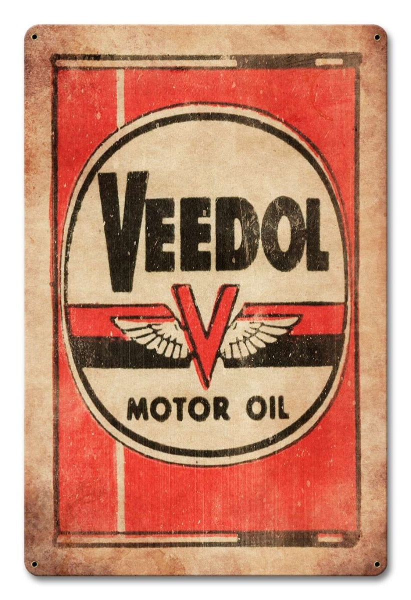 VEEDOL MOTOR OIL 12 x 18