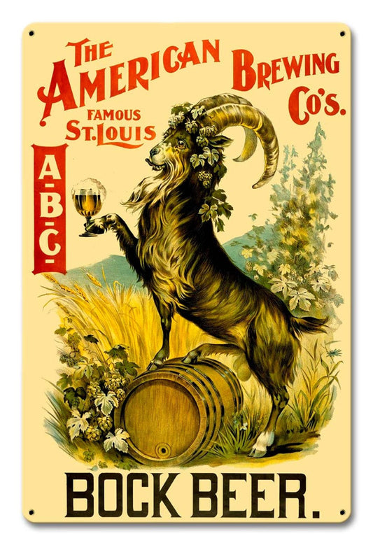 ABC BOCK BEER 12 x 18