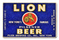 LION BEER 18 x 12