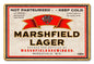 MARSHFIELD LAGER 18 x 12