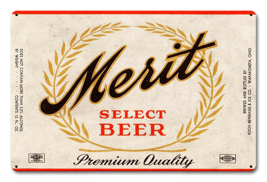 MERIT SELECT BEER 18 x 12