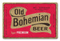 OLD BOHEMIAN BEER 18 x 12