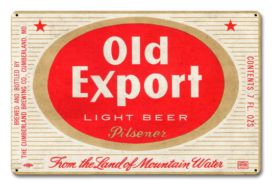 OLD EXPORT LIGHT BEER 18 x 12