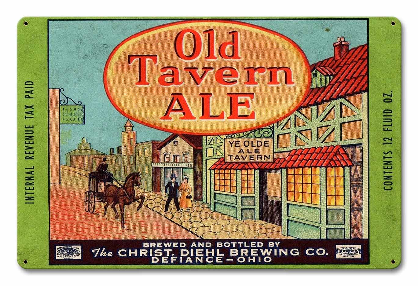 OLD TAVERN ALE 18 x 12