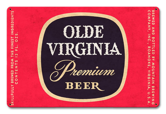 OLDE VIRGINIA BEER 18 x 12