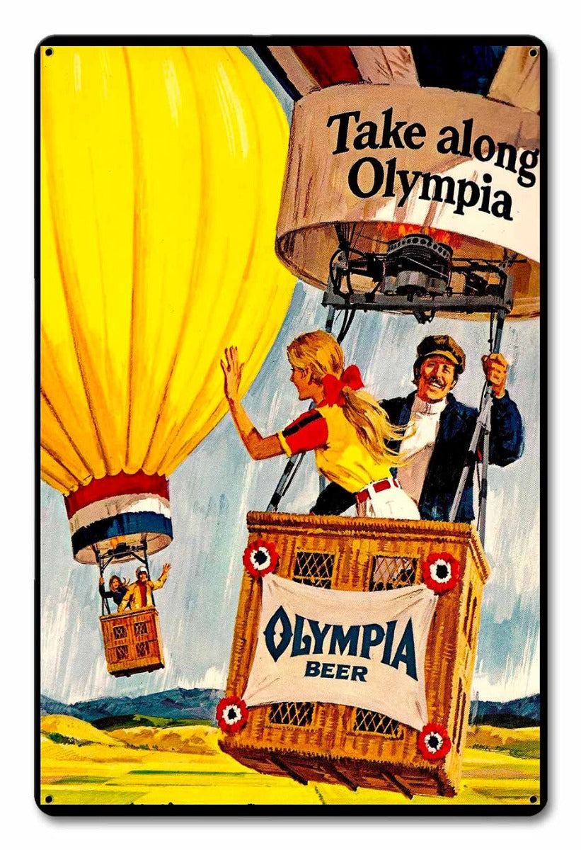 OLYMPIA BEER BALLOON 12 x 18