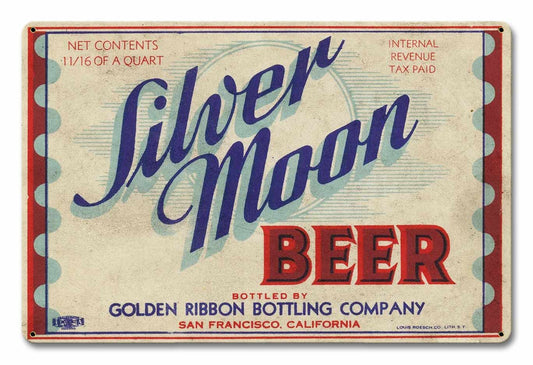 SILVER MOON BEER 18 x 12