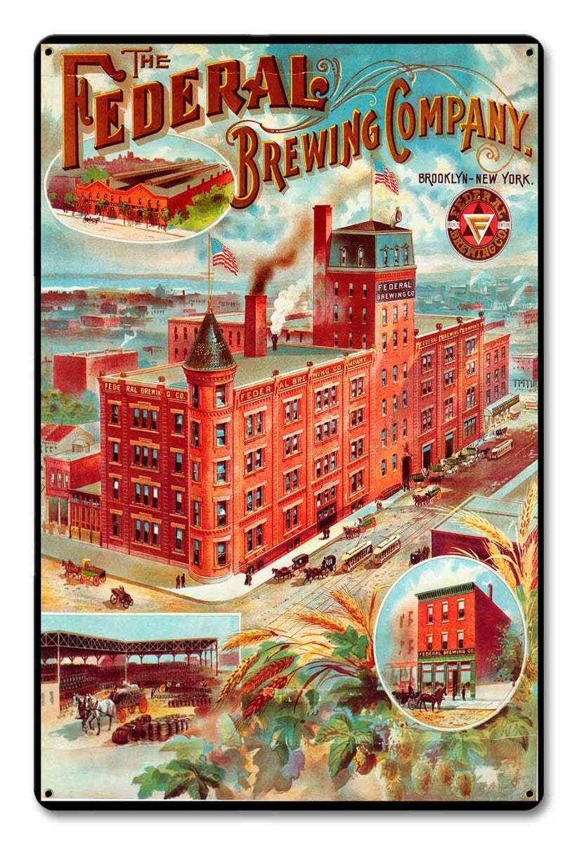FEDERAL BREWING COMPANY 12 x 18