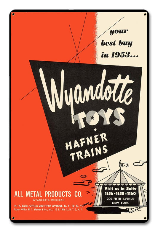 WYANDOTTE TOYS 12 x 18