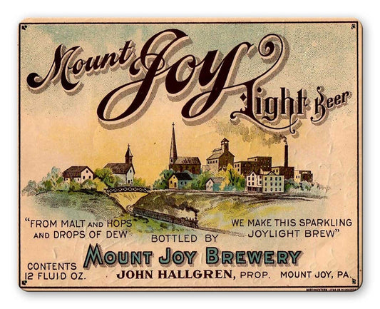 MOUNT JOY BREWERY 15 x 12