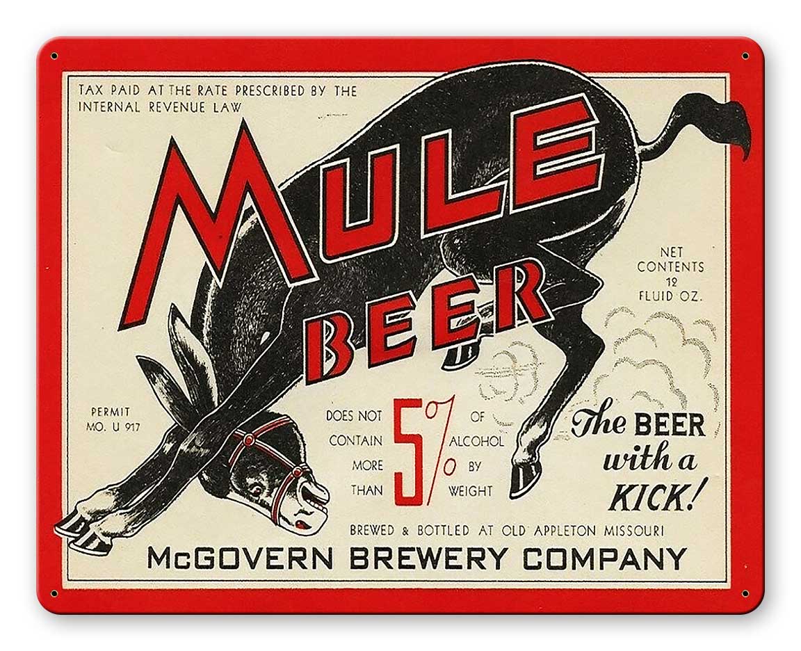 MULE BEER 15 x 12