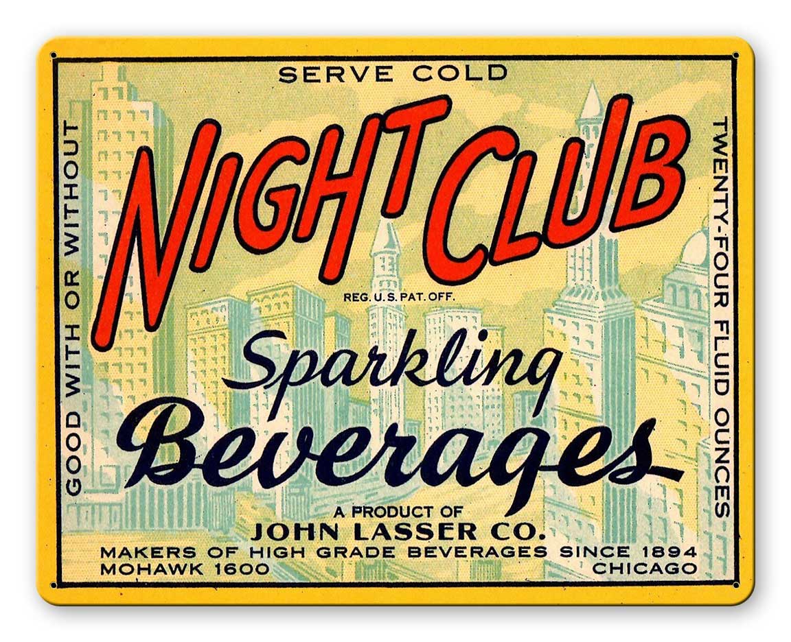 NIGHT CLUB BEVERAGES CHICAGO 15 x 12