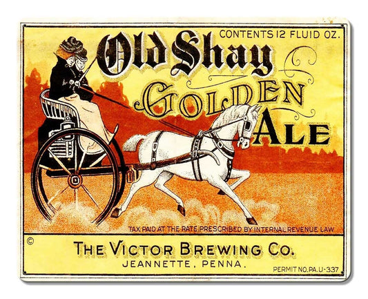 OLD SHAY GOLDEN ALE 15 x 12
