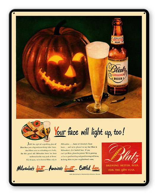 RICK BLATZ BEER 15 x 12