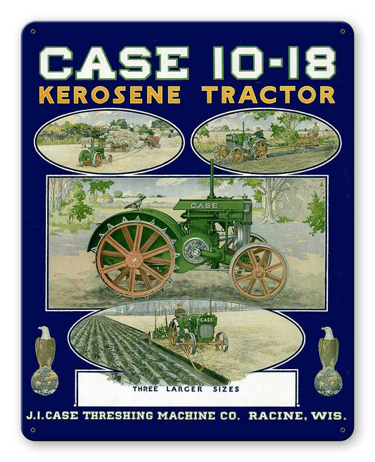 CASE KEROSENE TRACTOR 15 x 12