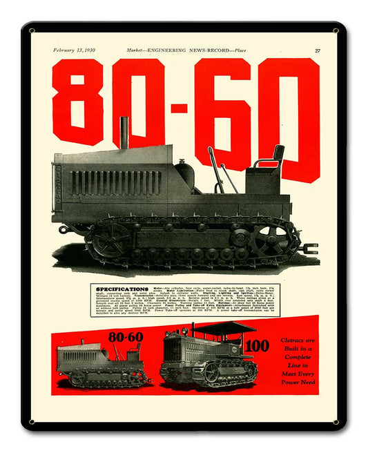 CLETRAC 80-60 12 x 15