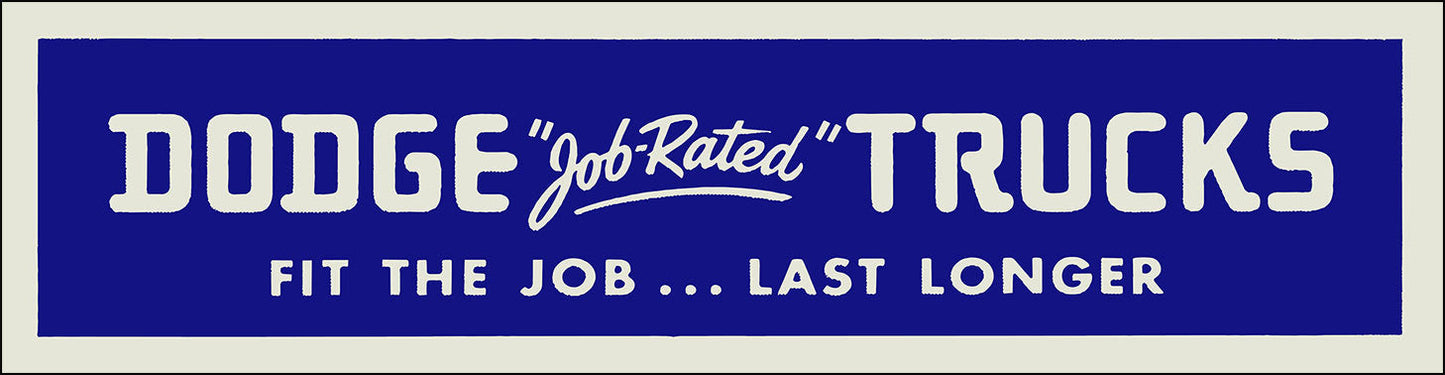 DODGE JOB RATED TRUCKS 20 x 5