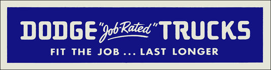 DODGE JOB RATED TRUCKS 20 x 5