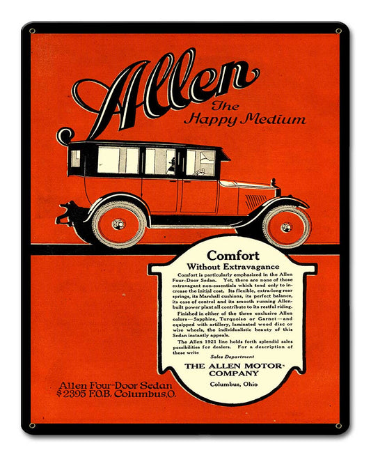 ALLEN SEDAN 1920 12 x 15