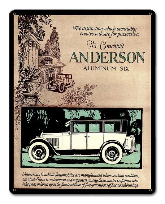 ANDERSON ALUMINUM SIX 1924 12 x 15