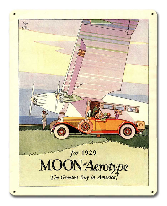 MOON AEROTYPE 1929 12 x 15