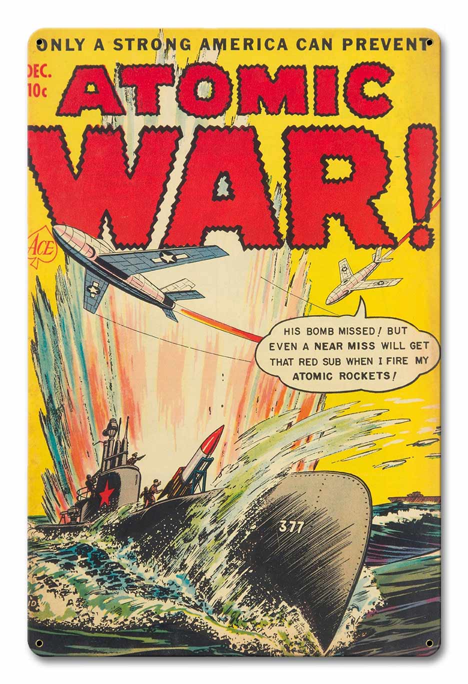 ATOMIC WAR 12 x 18